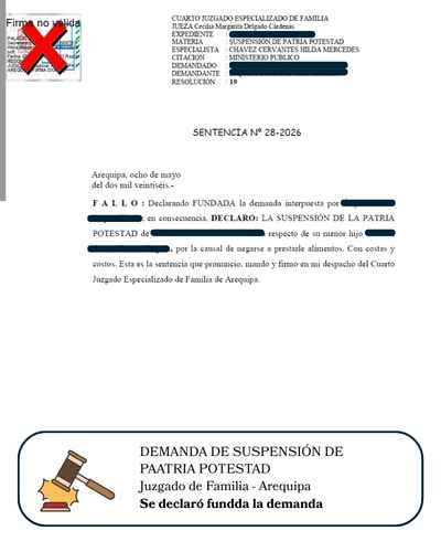 Sentencia de impugnación de sanción disciplinaria, Juzgado Laboral de Amazonas, documento anonimizado